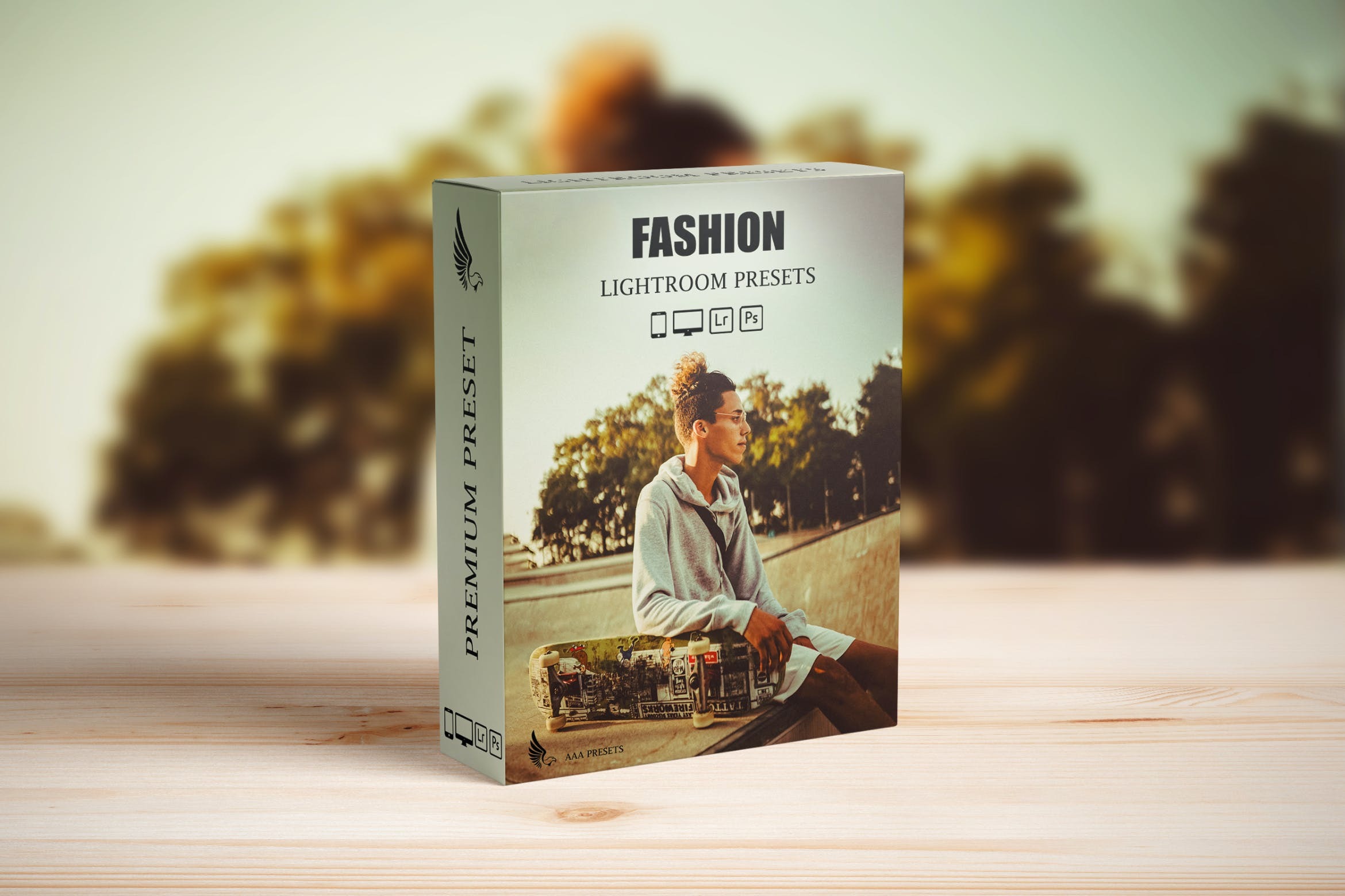 时尚灯光室内效果暖色调博主摄影照片调色LR预设包 Fashion Blogger Bright Instagram Lightroom Presets - —