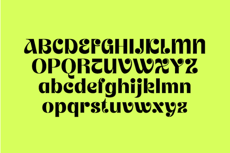 时尚复古品牌海报标题设计无衬线英文字体安装包 JT Modernism Funky Font - —