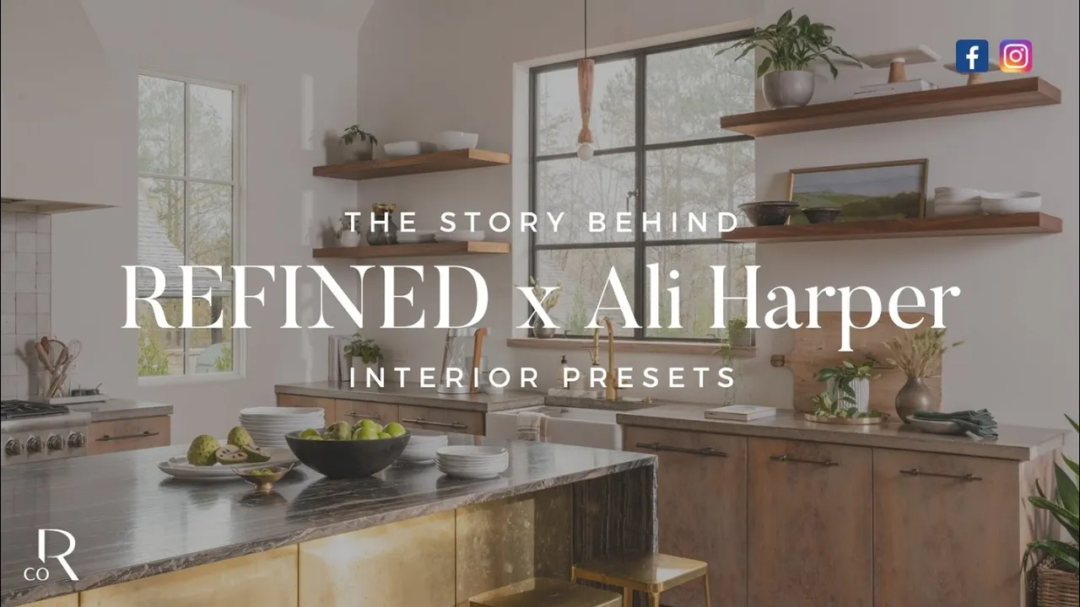 31组室内产品摄影照片后期调色LR预设包 Refined – REFINED x Ali Harper Presets - —