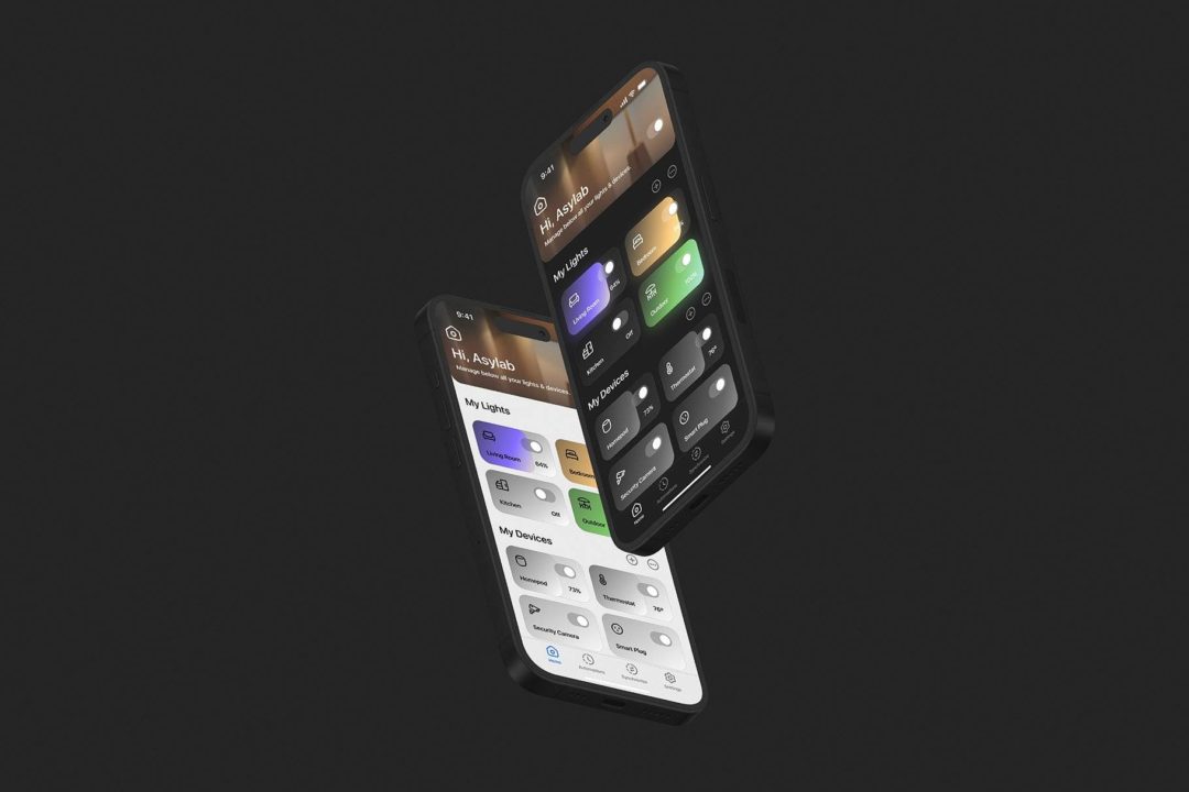 21款时尚陶瓷苹果iPhone 15 Pro屏幕演示贴图PSD样机模板 iPhone 15 Pro - 21 Clay Mockups Scenes - —