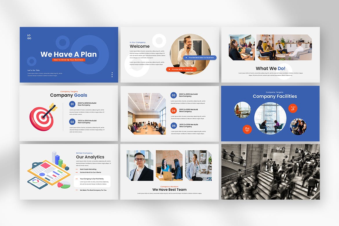 商务颠覆力PPT幻灯片模板素材 Max Business PowerPoint Presentation Template