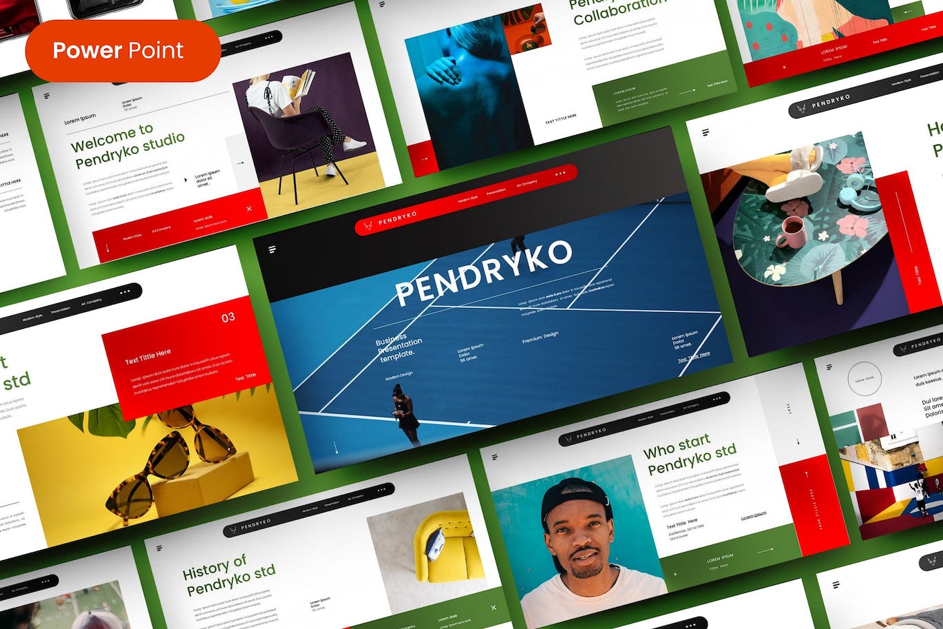 商业生命周期管理PPT幻灯片设计模板 Pendryko  – Business PowerPoint Template