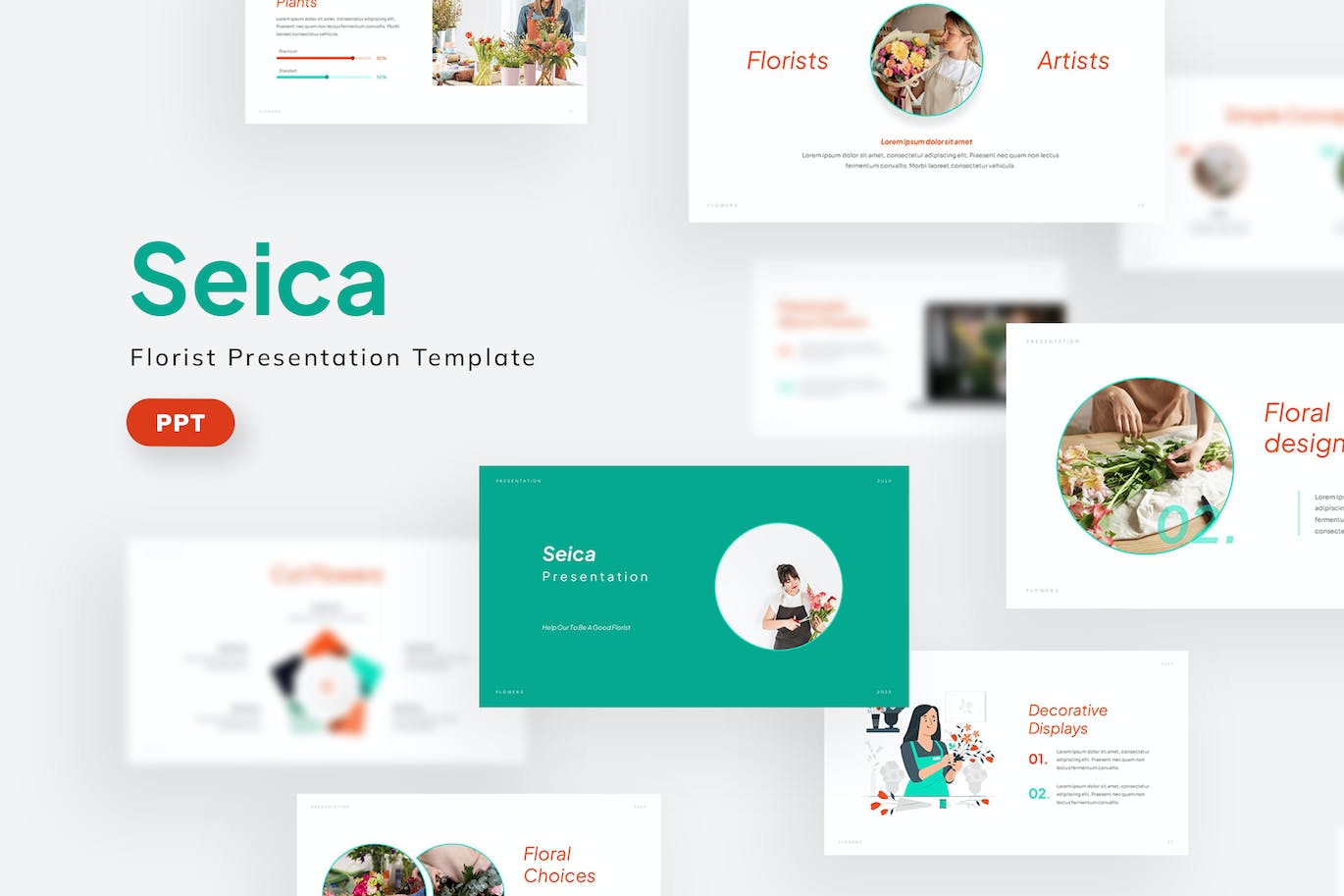 商业颠覆者Powerpoint幻灯片模板 Seica &#8211; Powerpoint Template