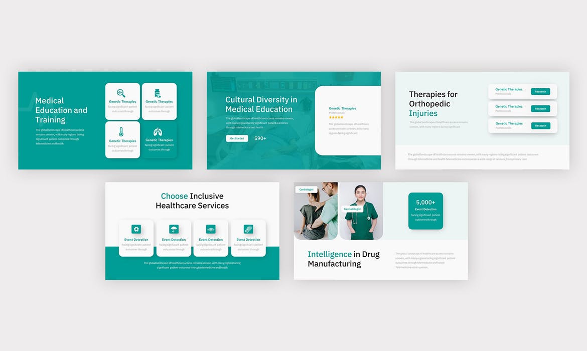 医疗保健演示PPT模板 Healthcare &#8211; Medical Powerpoint Template