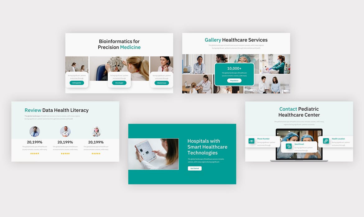 医疗保健演示PPT模板 Healthcare &#8211; Medical Powerpoint Template