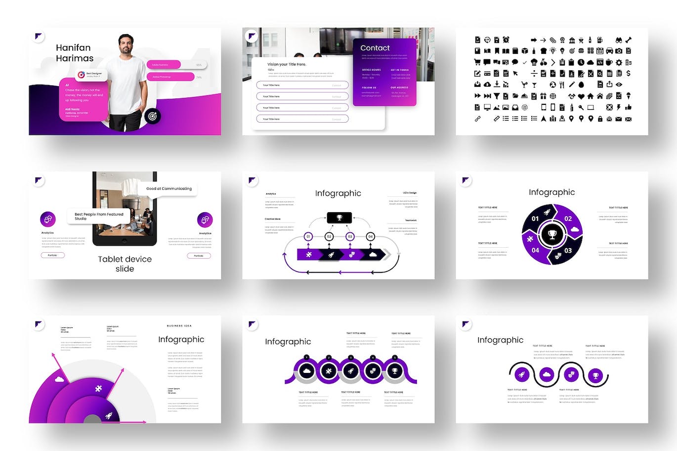 商务创新探索演示文稿PPT模板 Tehake – Business PowerPoint Template