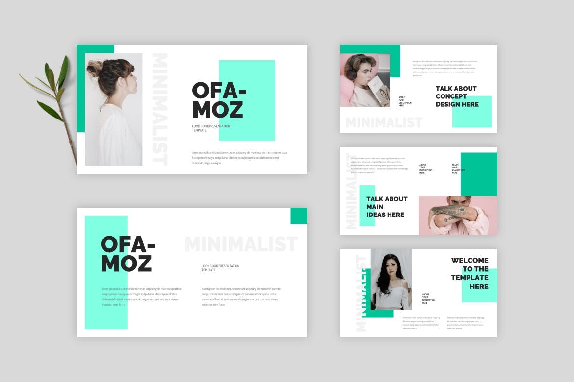 商业边缘化Powerpoint模板下载 Ofamoz &#8211; Powerpoint Template