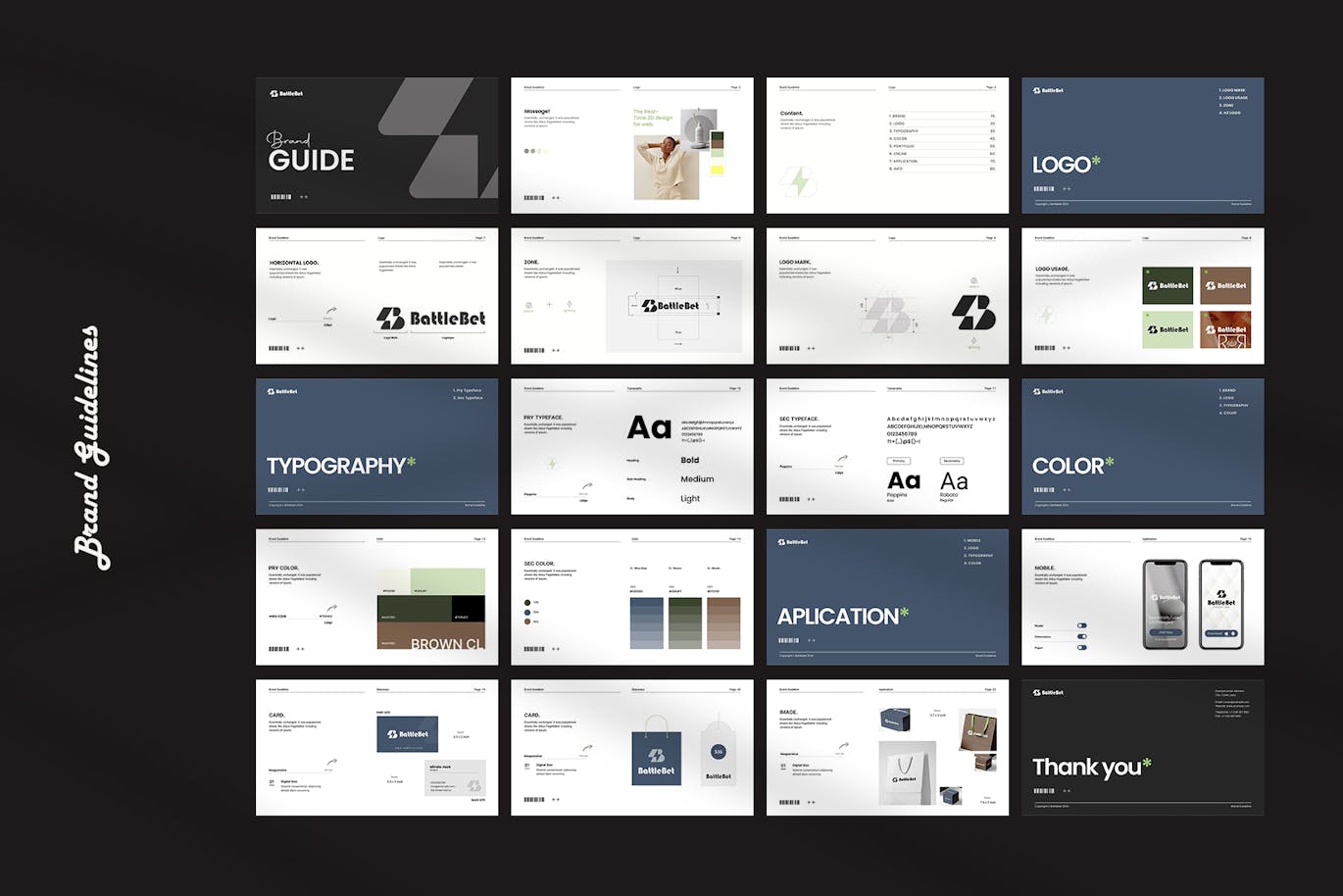 品牌指南谷歌幻灯片模板下载 Brand Guidelines Template