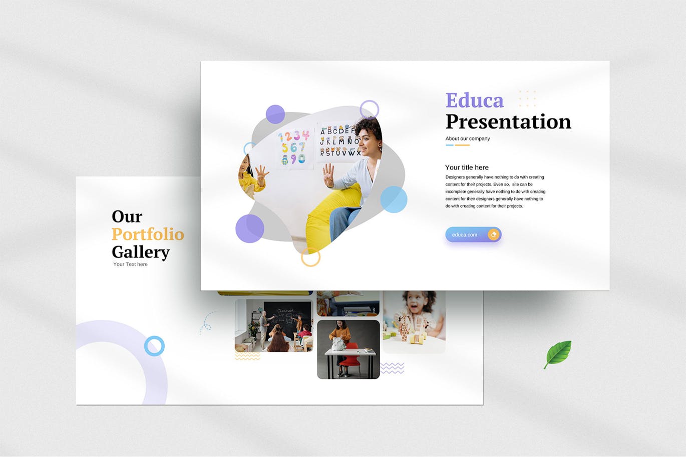 现代教育演示PowerPoint演示模板 Education Presentation Template