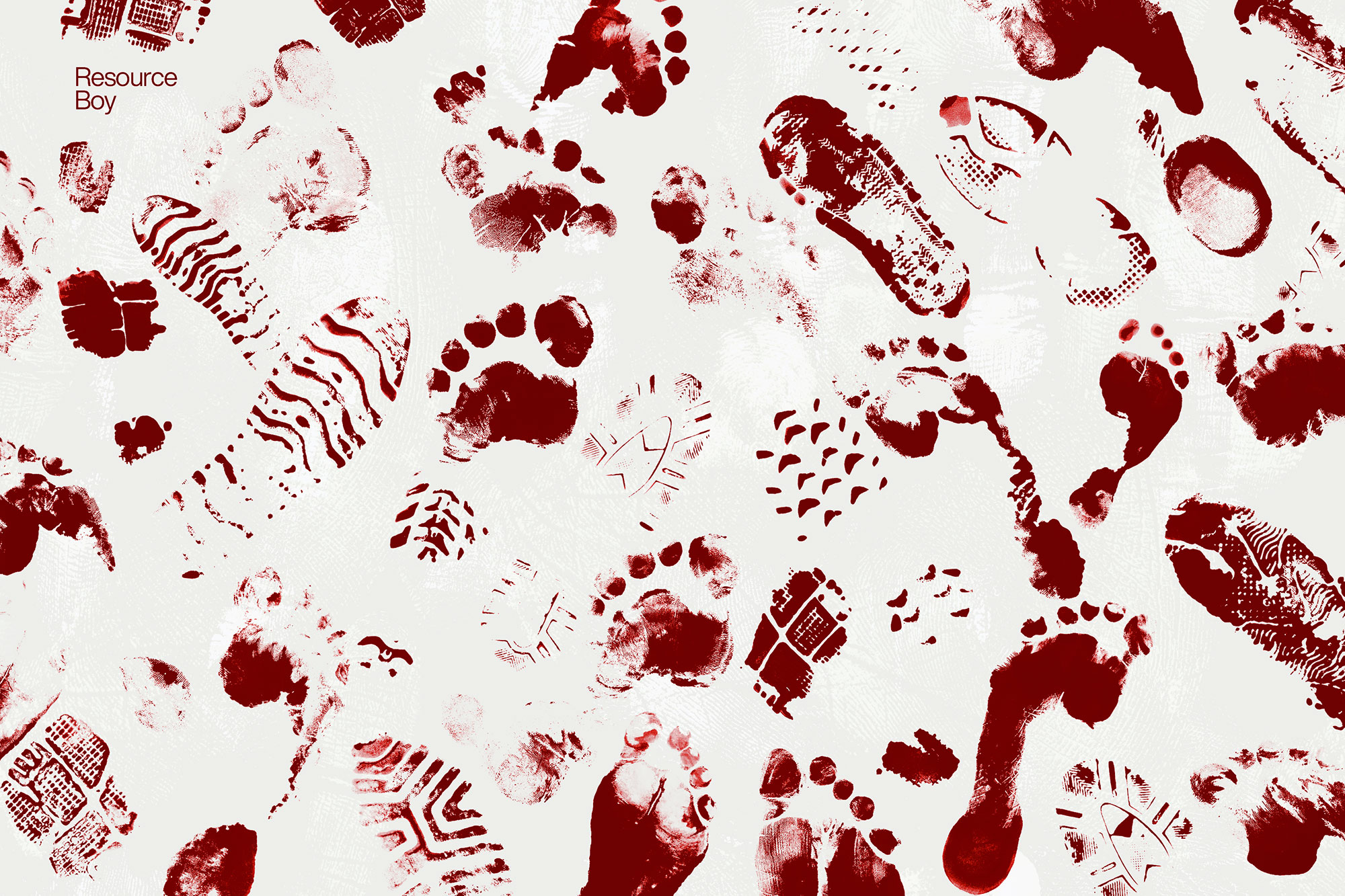 60 Footprint Photoshop Brushes