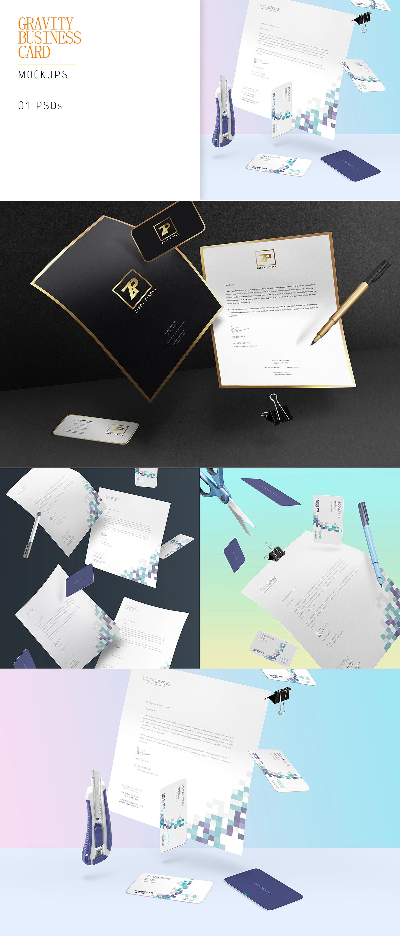 111款华丽的办公文具样机集[5.91 Gb] 111 Stationery Mockups Bundle - —