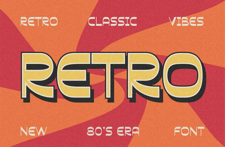 复古品牌海报邀请函设计无衬线英文字体安装包 Cariots - Classic Retro Typeface - —