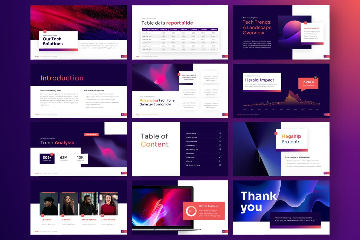 科技前沿PPT演示幻灯片模板 Technology PowerPoint Template