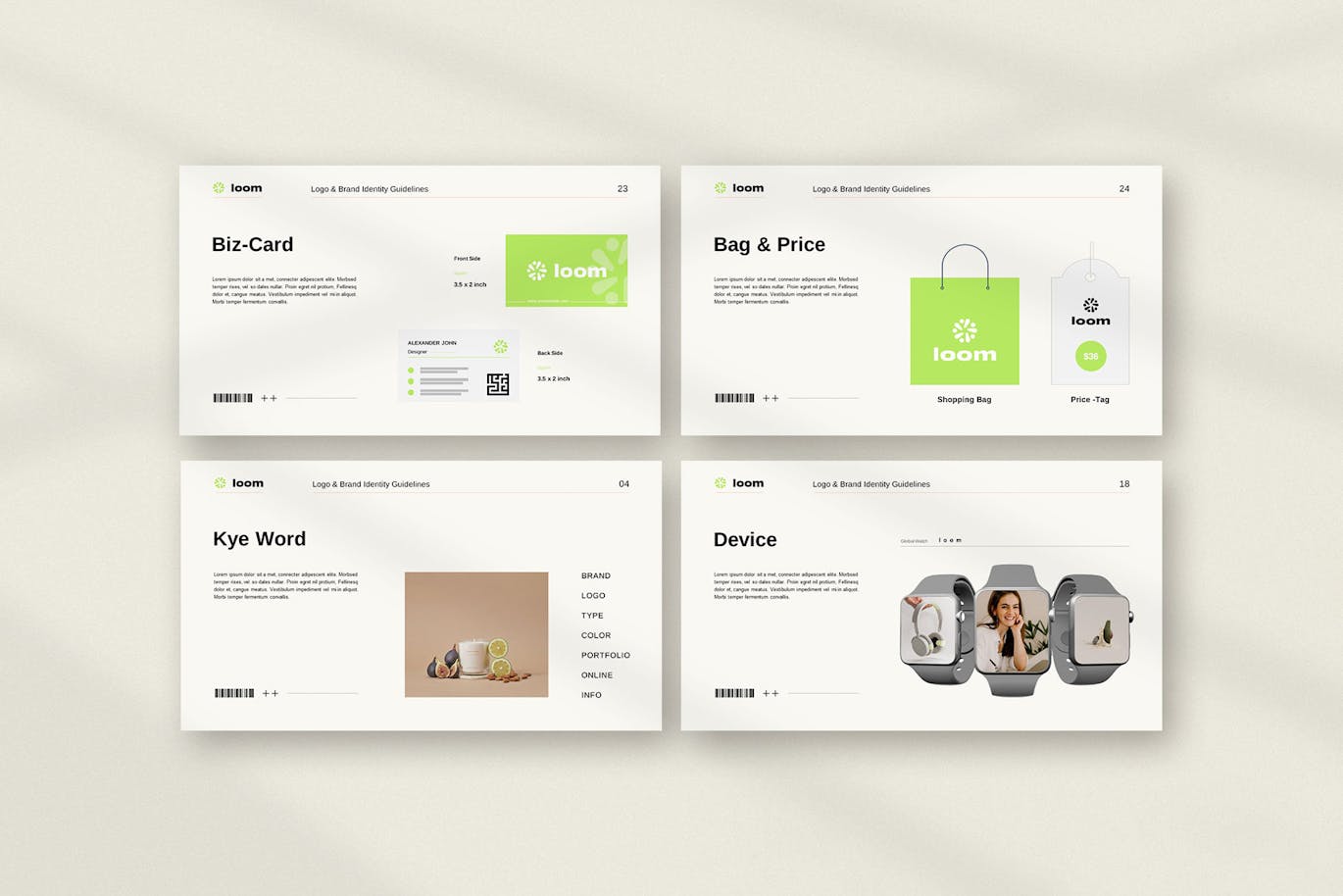 品牌指南演示Keynote模板 Brand Guidelines Keynote Presentation Template