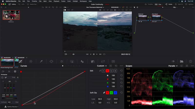 达芬奇17/18零基础入门到精通教程高级调色课程 RippleTraining - Advanced Color Grading in DaVinci Resolve（10081） -