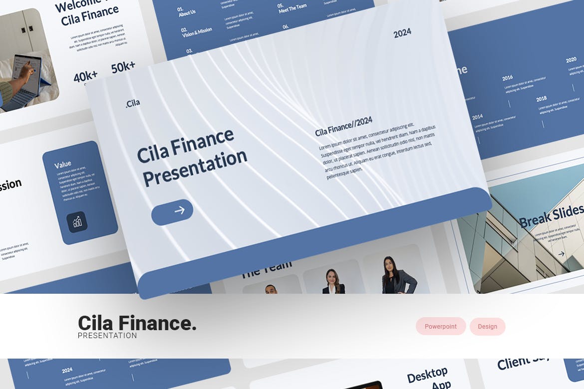 解析财务报表细节PPT幻灯片模板 Cila &#8211; Finance Powerpoint