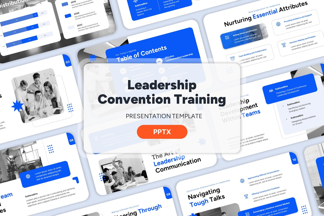 领导力大会培训PPT素材 Leadership Convention Training &#8211; Powerpoint