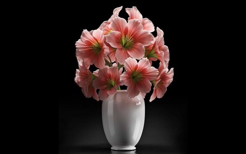 花瓶里的花3D模型 FLOWER1 3D model_