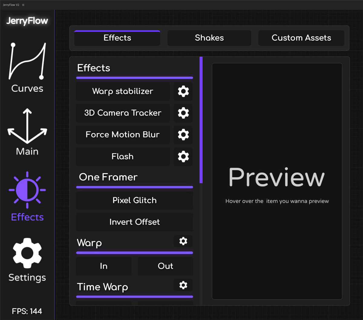 JerryFlow V2 AE工作全流程简化快捷抖动摇晃跟踪模糊剪辑效率神器AE插件 JerryFlow – JerryFlow V2（10341） -