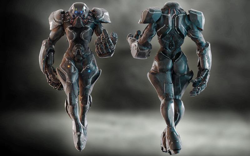 女性机器人3D模型 Female Cyborg &#8211; SCI-FI character Collection_