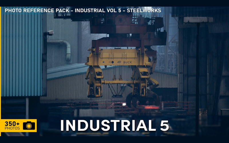 350+张工业设施建筑结构参考图片 Photo Reference Pack &#8211; Industrial VOL. 05_