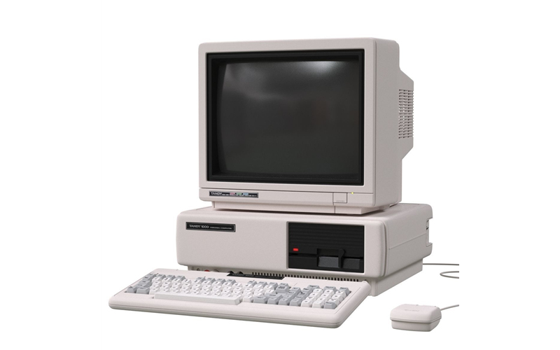 坦迪1000个人电脑3D模型 Tandy 1000 Personal Computer 3D model_