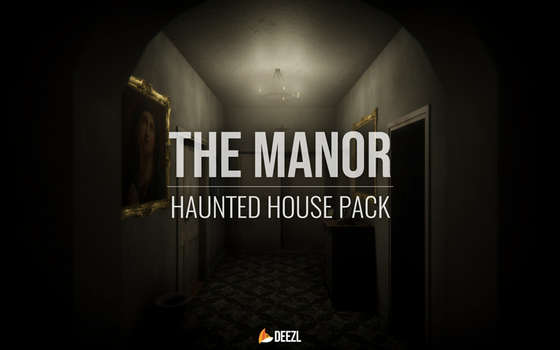 庄园鬼屋3D模型 The Manor &#8211; Haunted House Pack_