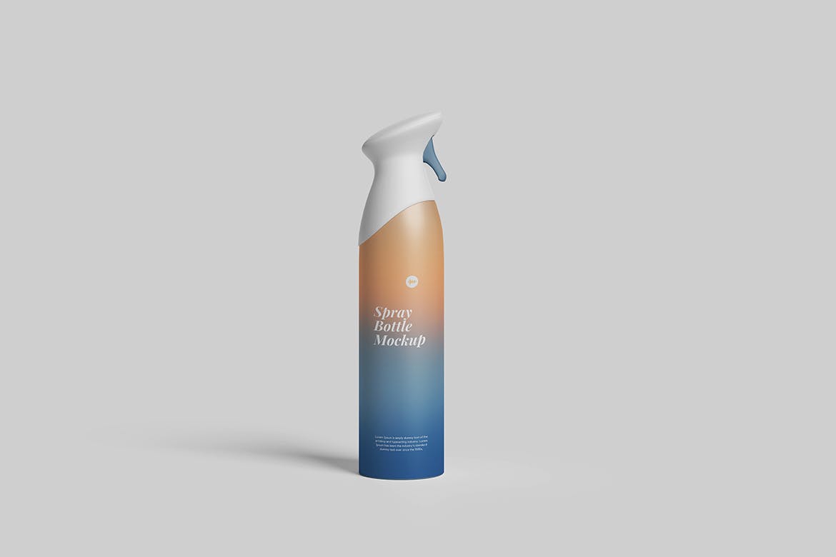 喷雾瓶包装展示样机 Spray Bottle Mockup