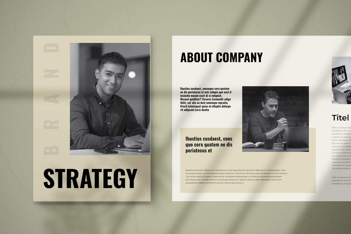 品牌战略宣传册模板 Brand Strategy Brochure Template