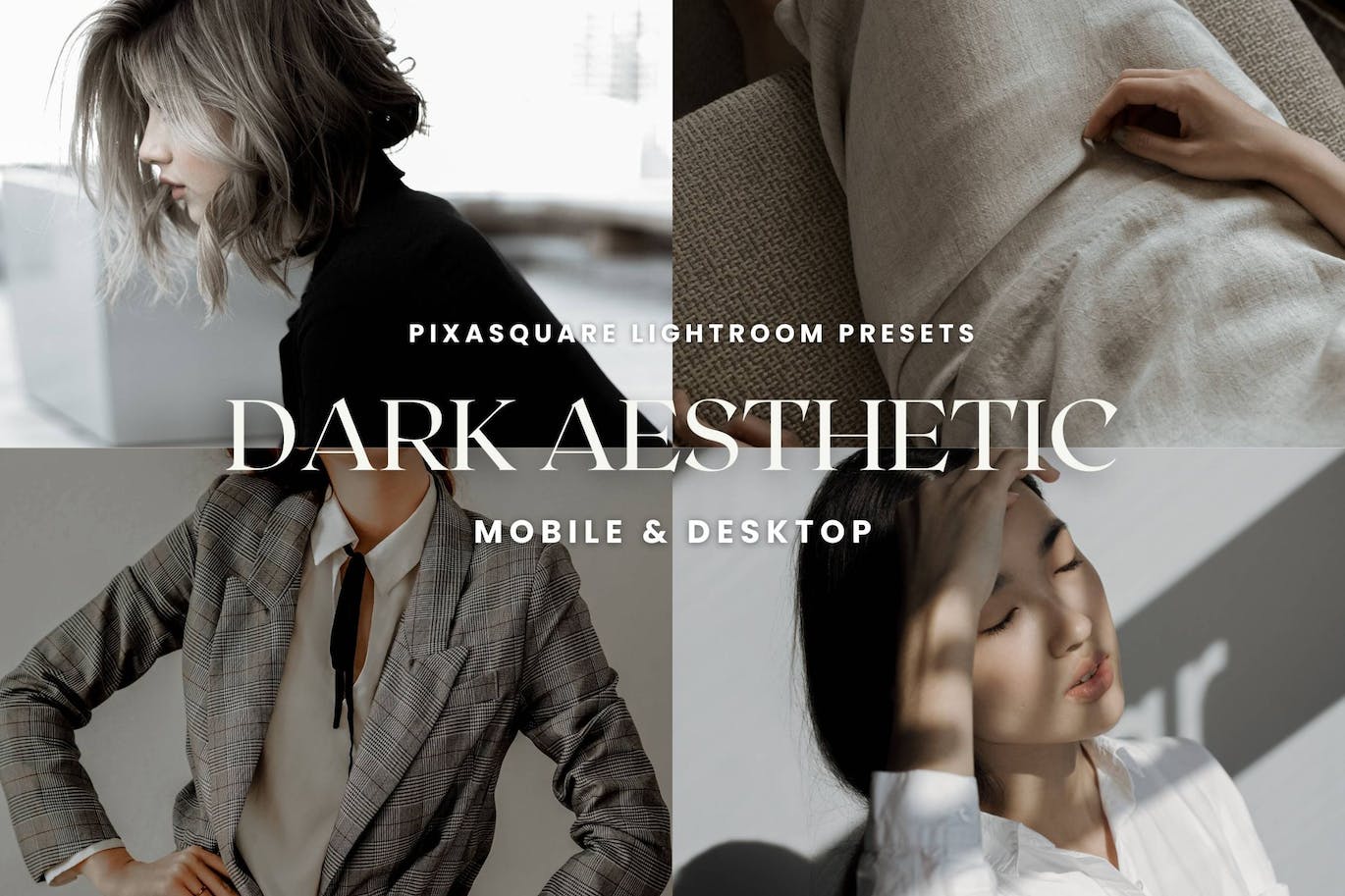 深色美学外观极简Lightroom 预设 Dark Aesthetic Lightroom Presets