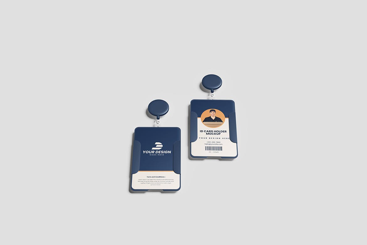 ID卡工作证VI样机 Id Holder PSD Mockup