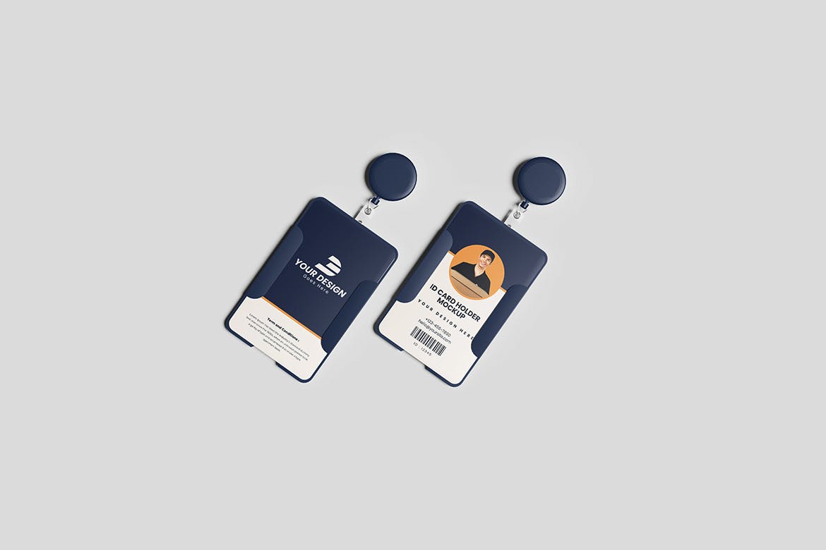 ID卡工作证VI样机 Id Holder PSD Mockup