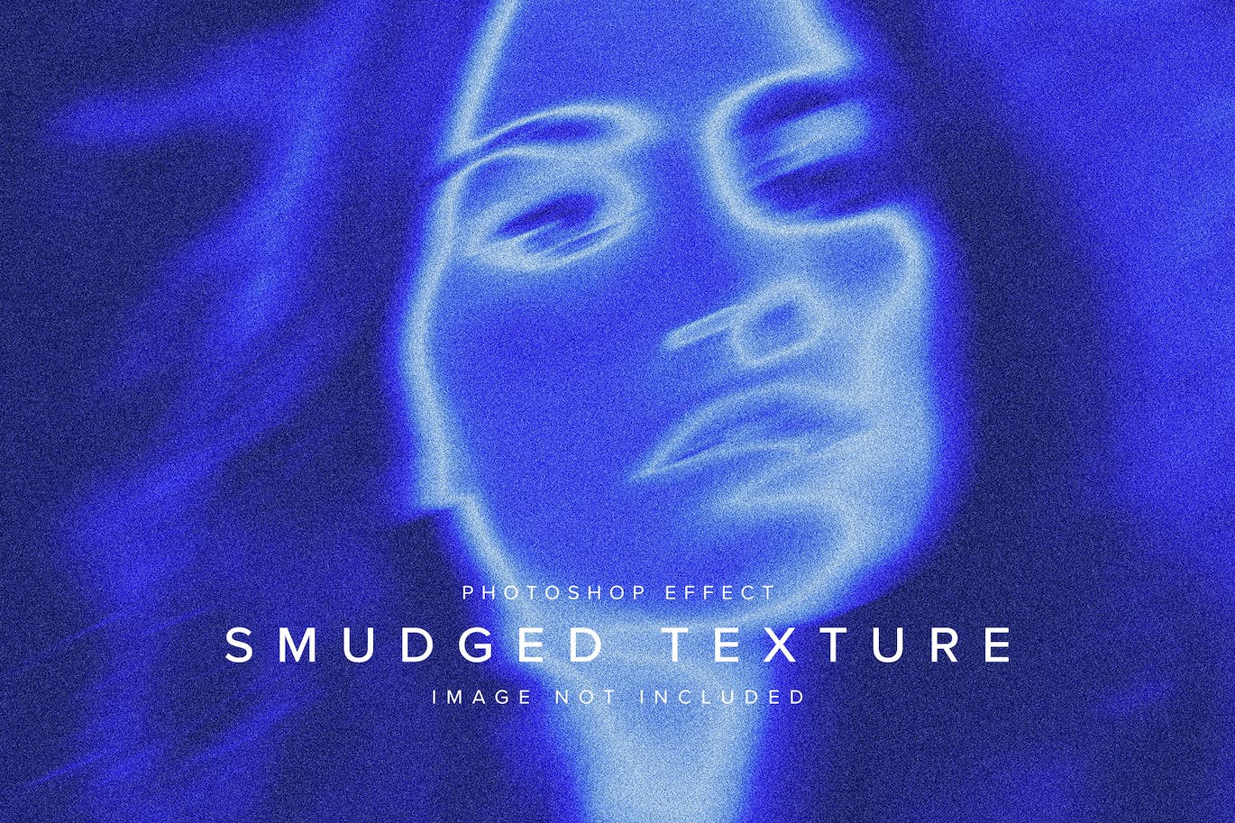 涂抹纹理PSD照片效果 Smudge Texture PSD Photo Effect