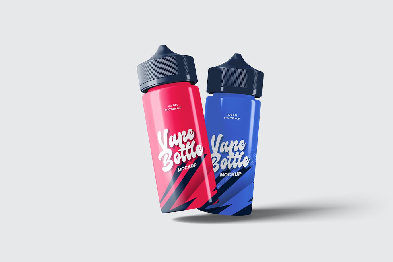 电子烟油瓶包装设计样机 Vape Liquid Bottle Mockups