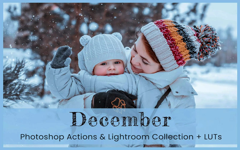 冬季户外Lightroom预设及视频LUT预设 10 December Lightroom Presets – LUTs_