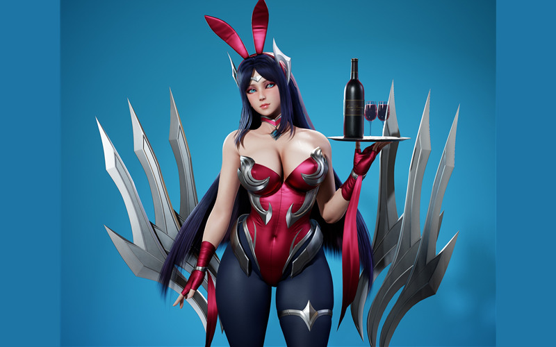 战兔艾莉亚角色3D模型 Battle Bunny Irelia_