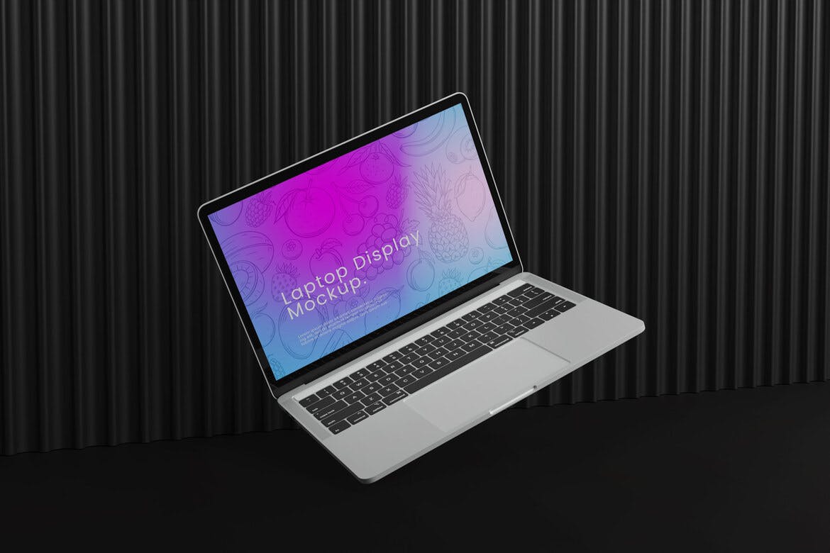 MacBook笔记本电脑设计样机模板 Laptop Design Mockup