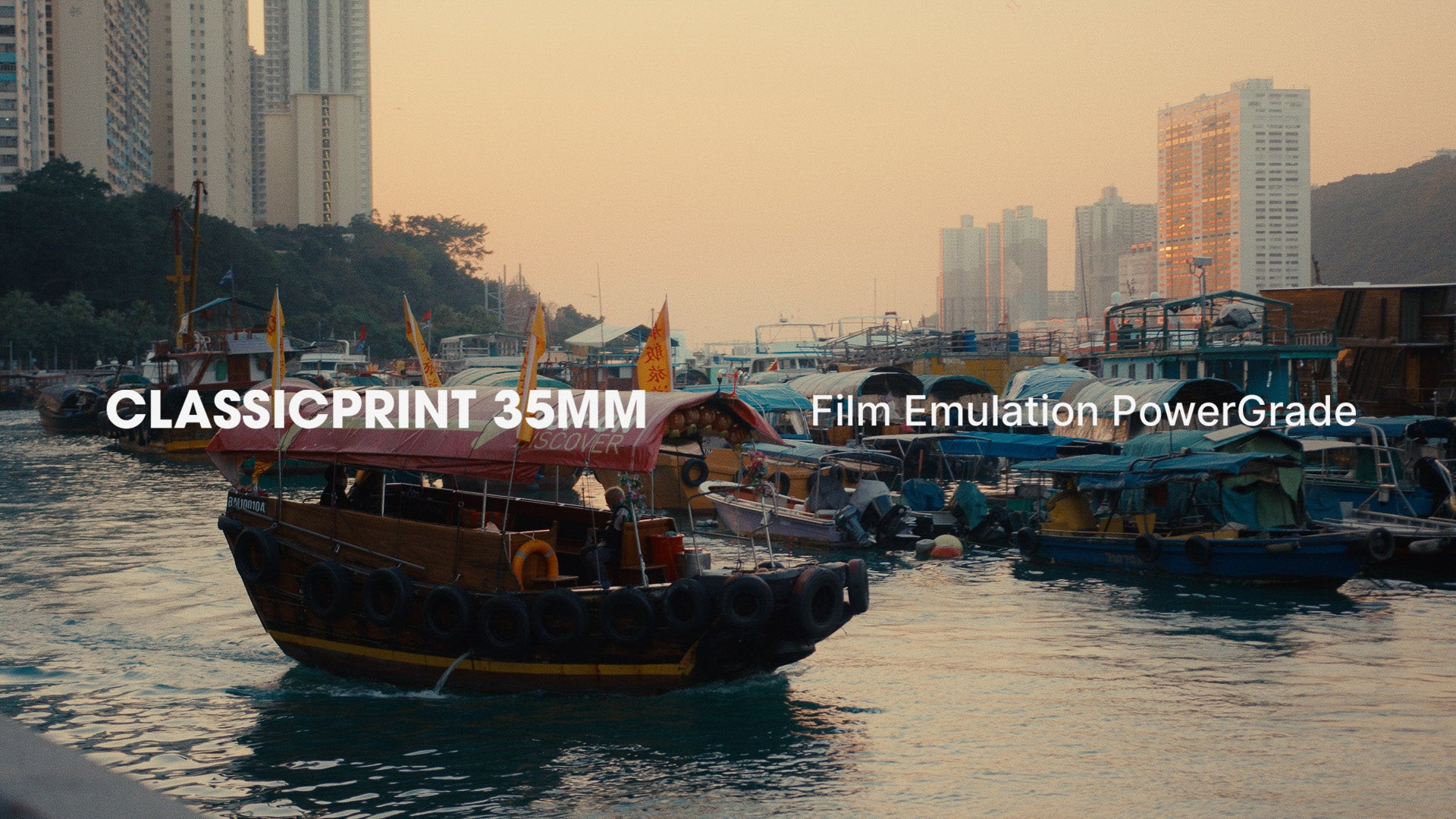 ClassicPrint 35mm Film Emulation PowerGrade V3 港风美学经典35mm胶片模拟电影视觉效果色彩分级达芬奇调色节点 （10064） -