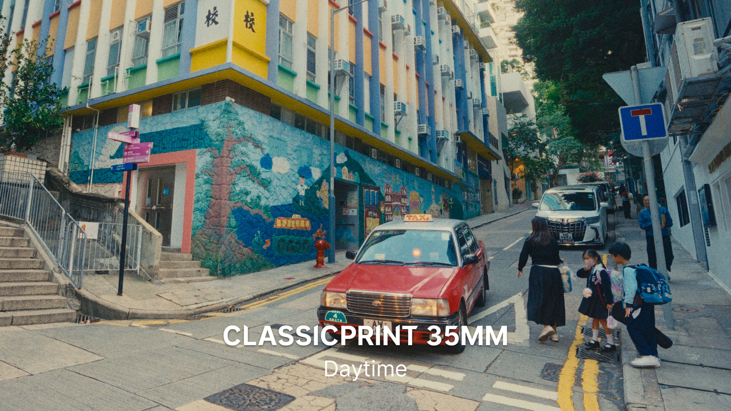 ClassicPrint 35mm Film Emulation PowerGrade V3 港风美学经典35mm胶片模拟电影视觉效果色彩分级达芬奇调色节点 （10064） -