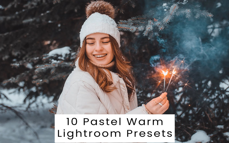 10款柔和色彩温暖人像Lightroom预设 Warme Lightroom Presets in Pastellfarben_