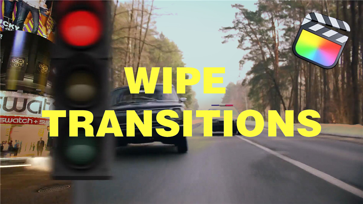 FCPX插件：59款创意前景模糊可自定义人物物体遮罩擦除平滑无缝转场 Wipe Transitions（10638） -