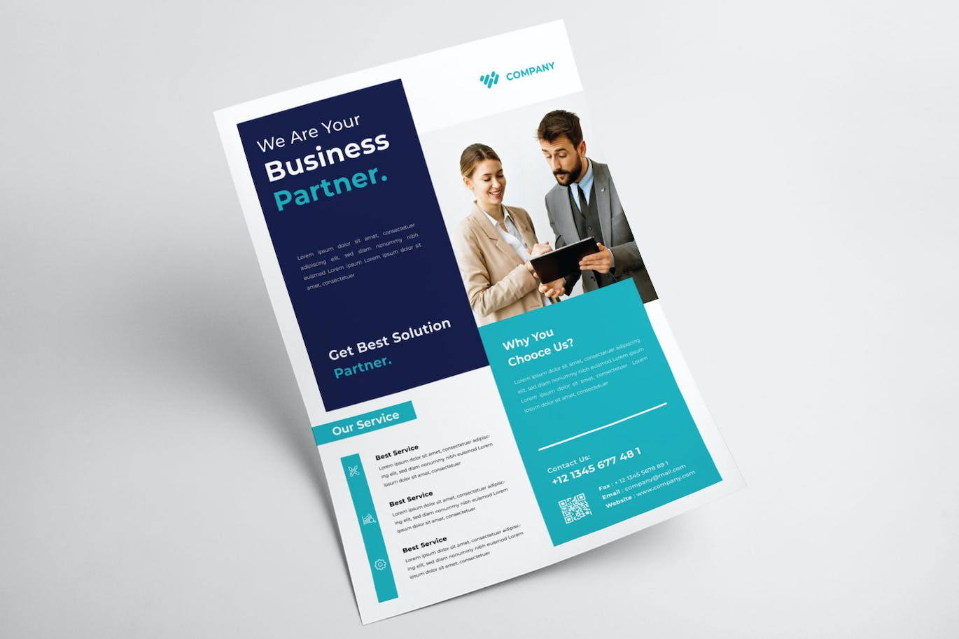 企业品牌海报传单模板 Corporate Business Flyer Template