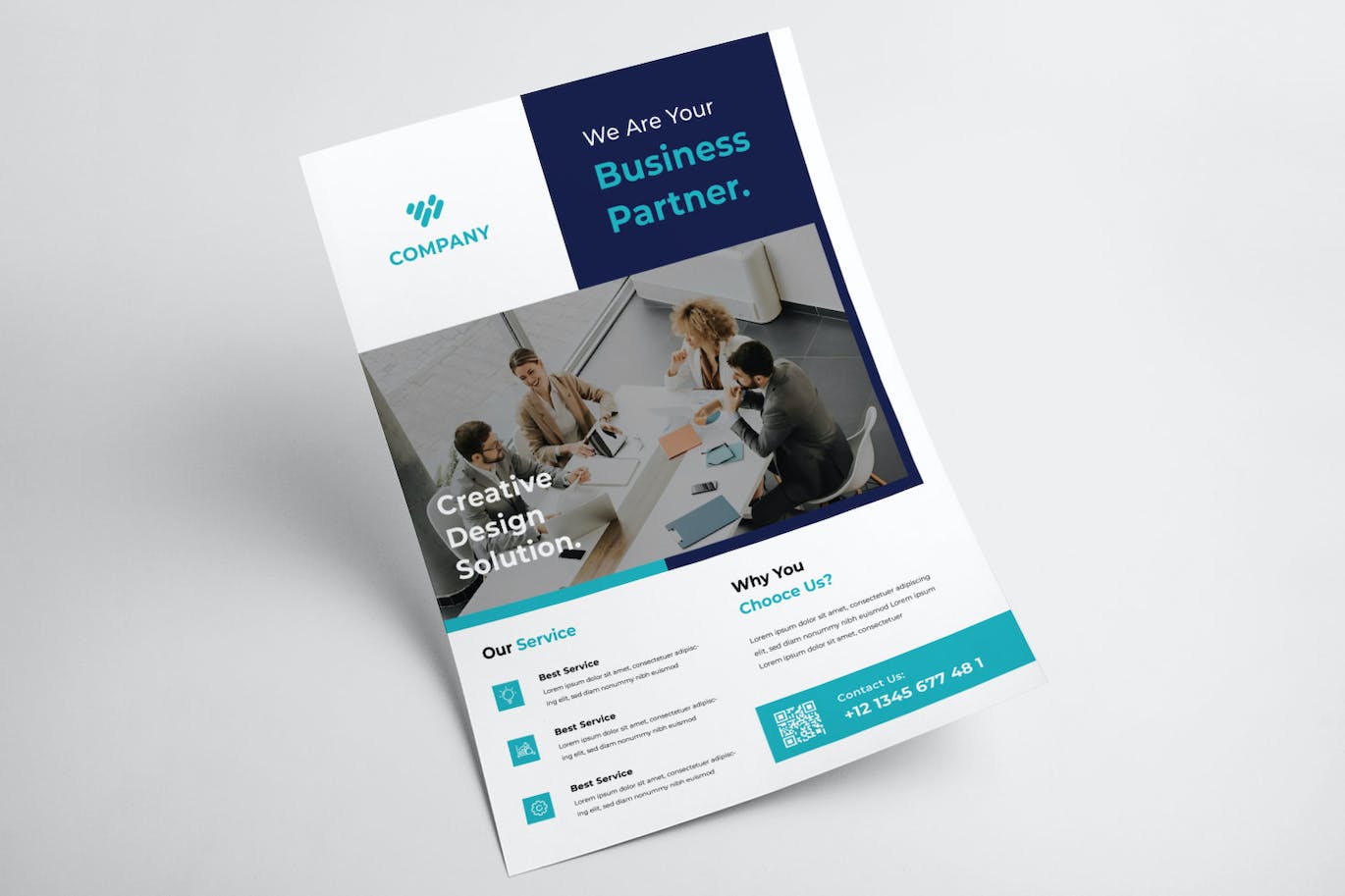 企业创新海报传单模板 Corporate Business Flyer Template