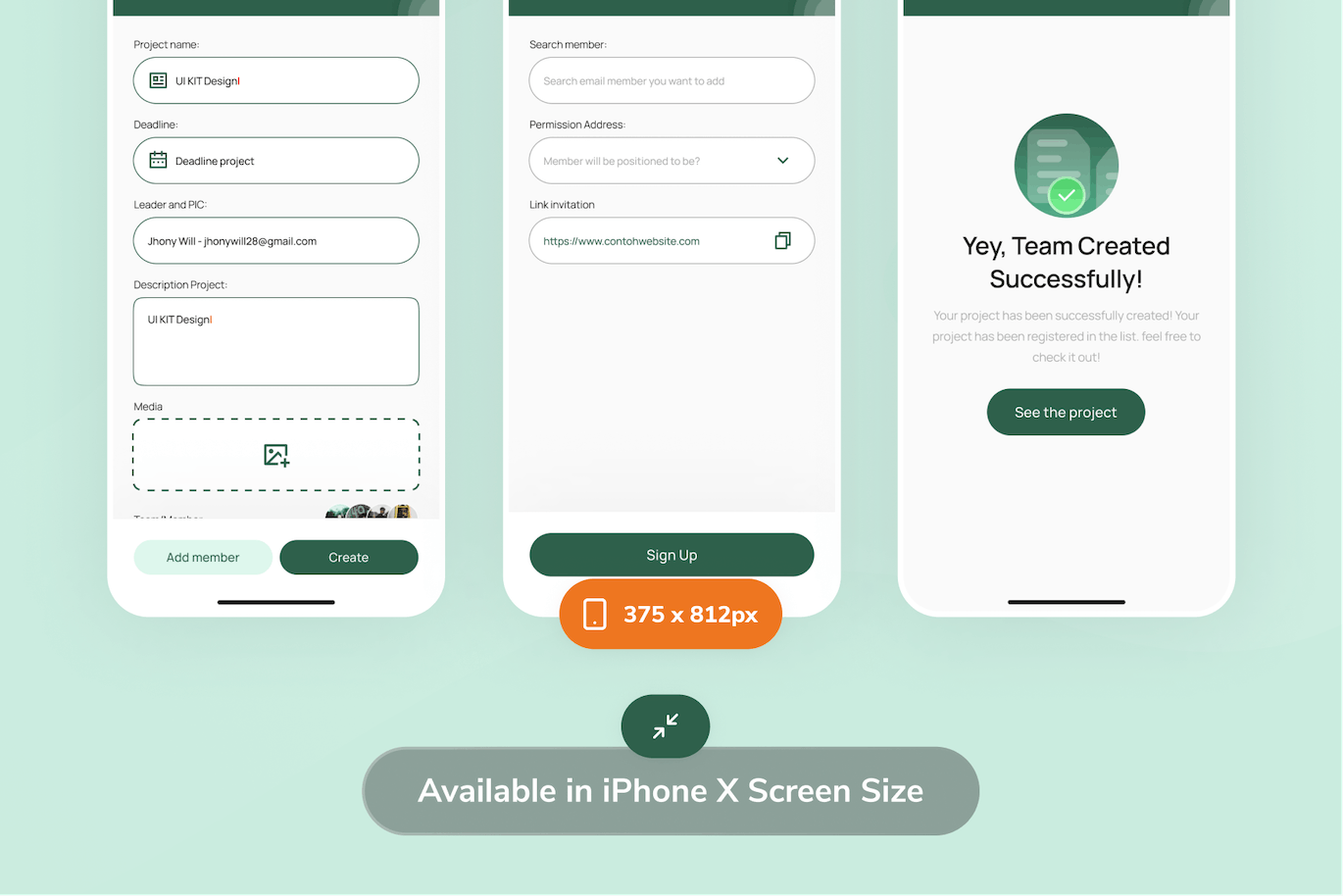 创建项目应用程序设计UI模板 Skiz &#8211; Create Project App UI