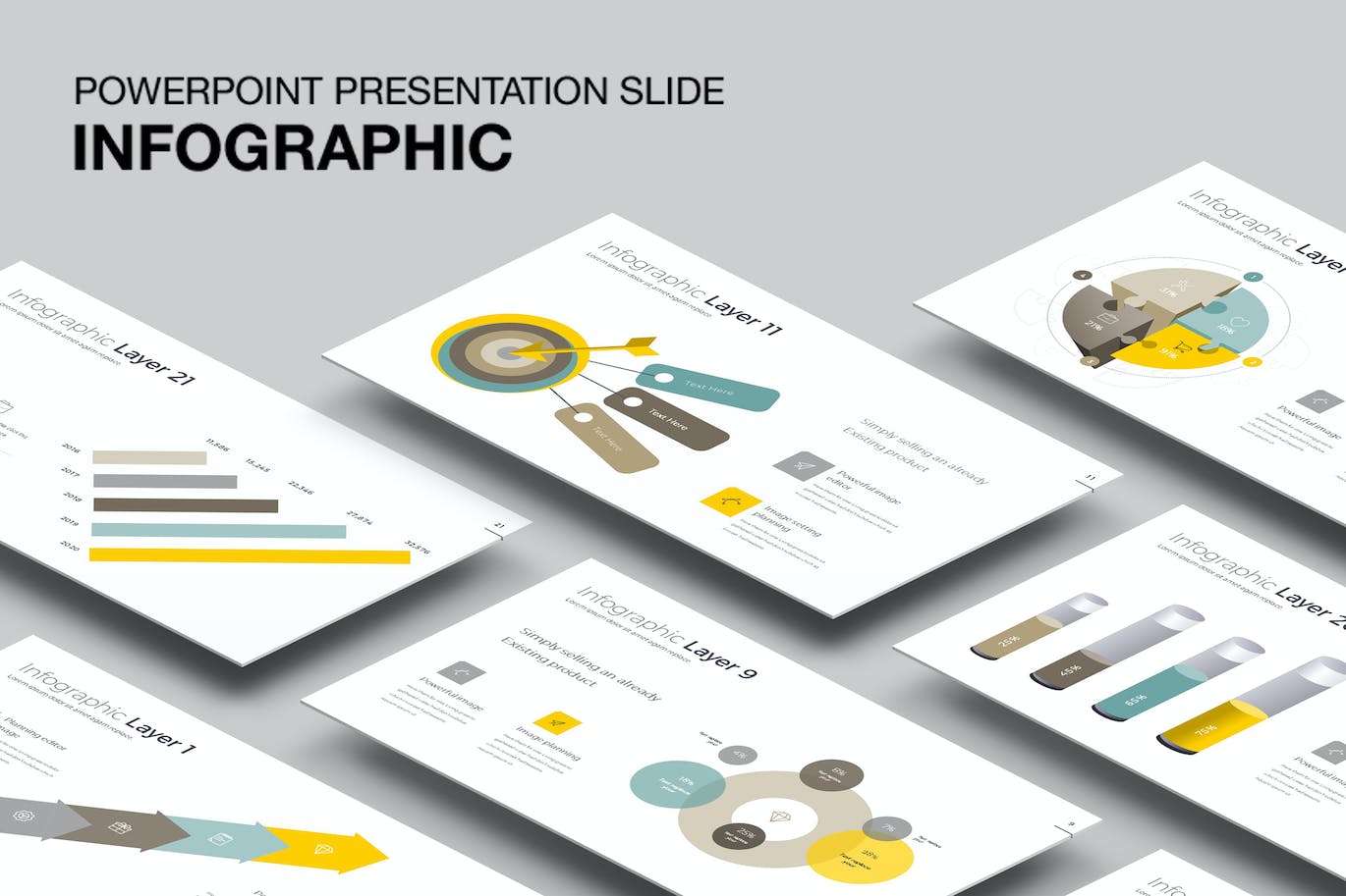 市场分析信息图表PPT演示模板 Infographic Presentation Template