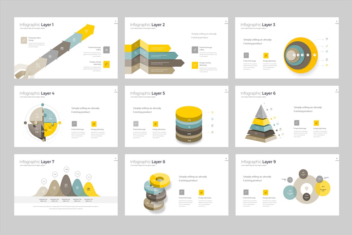 市场分析信息图表PPT演示模板 Infographic Presentation Template