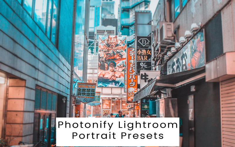 10款复古蓝绿色调肖像旅拍LR调色预设 Photonify Lightroom-Porträt-Voreinstellungen_