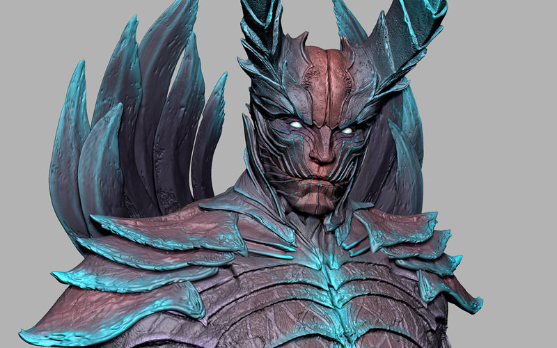 Dota 2恐怖利刃生物怪物人物角色3D模型 Terrorblade_