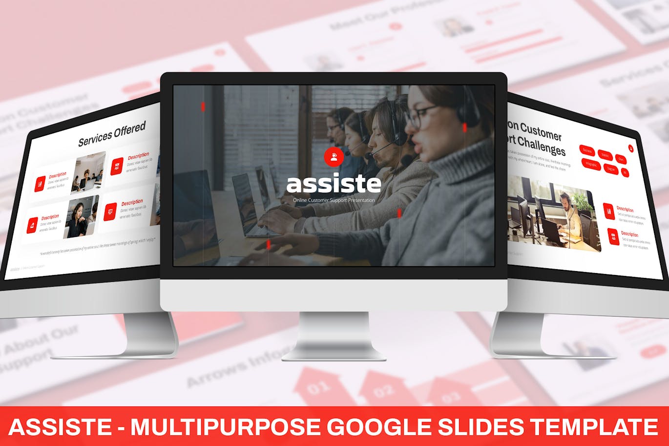 企业/商业多用途谷歌幻灯片模板 Assiste &#8211; Multipurpose Google Slides Template