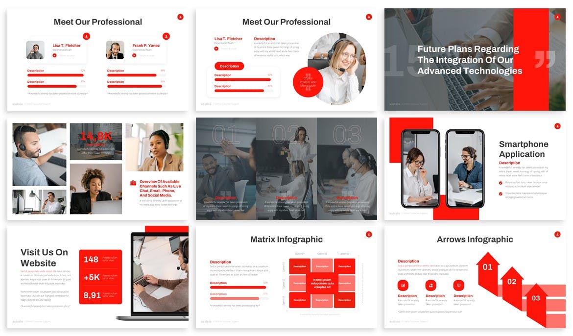 企业/商业多用途谷歌幻灯片模板 Assiste &#8211; Multipurpose Google Slides Template